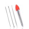 In Stock: 3-Piece Stainless Steel Blackhead Remover Needle Set - Beauty Tool for Pimple and Blackhead Removal.