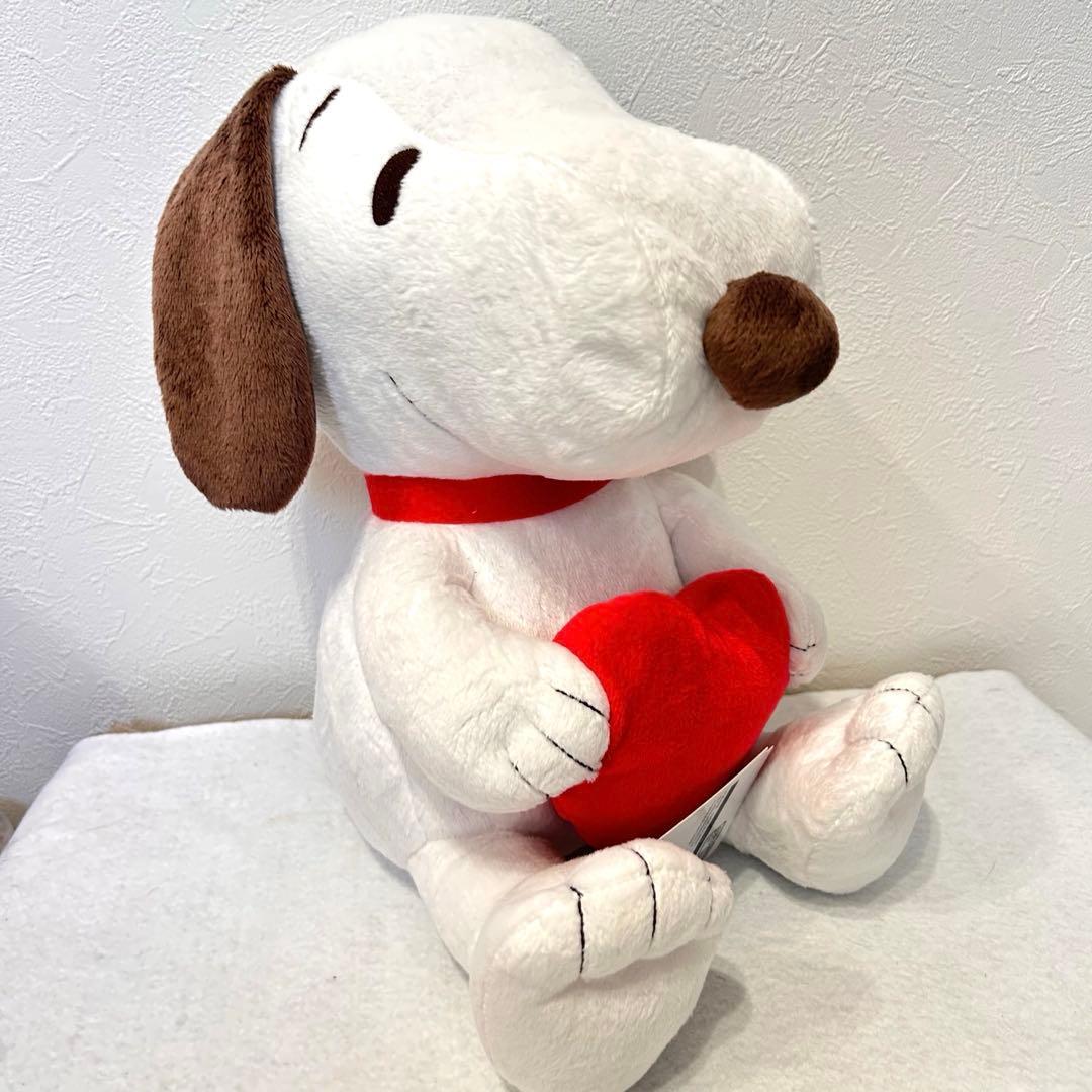 [New and unused] Snoopy with heart SNOOPYL plush toy chocolate color