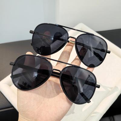 Novos Óculos de Sol Clássicos Aviador para Homens Armação Oversized Proteção UV400 Antirreflexo Esportes ao Ar Livre Dirigindo