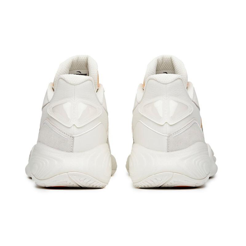 Anta A Flash Bubble 1.0 Anti-Slip Wear-Resistant Low-Top Performance Basketball Shoes Men's White Gray Sneakers