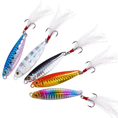Angelköder, sinkender harter Köder, lebensechter Bass, Hecht, Schwimmköder, Metall-Angelgerät, Minnow-Angelköder