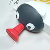 Cartoon Hook  Cute Pout Penguin Towel Hook Creative No Punching Non-Trace Wall Stick 3D Hook Household Storage Accessories