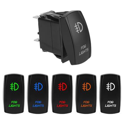 Illuminated ON-OFF Fog Light  Switch LED Rocker Switch 5 Pin Car Dashboard Button Connector Automobile Modification