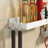 With Hooks Kitchen Storage Shelf Multi-Functional Seasoning Organizer Rack  Home