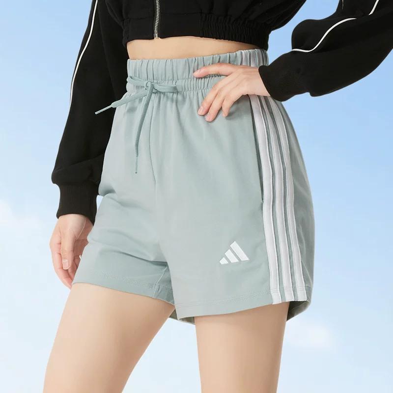 Adidas Adidas Women s Gray-Green Knitted Shorts Casual Pants 26 Spring and Summer New Sports Pants Kr2725 XXL