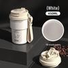 Premium 316 Stainless Steel Insulated Cup with Carrying Rope and Dual-Lid for Coffee and Water