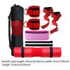 Workout Straps Ankle Brace Set for Women Men Strength Training Booty Black