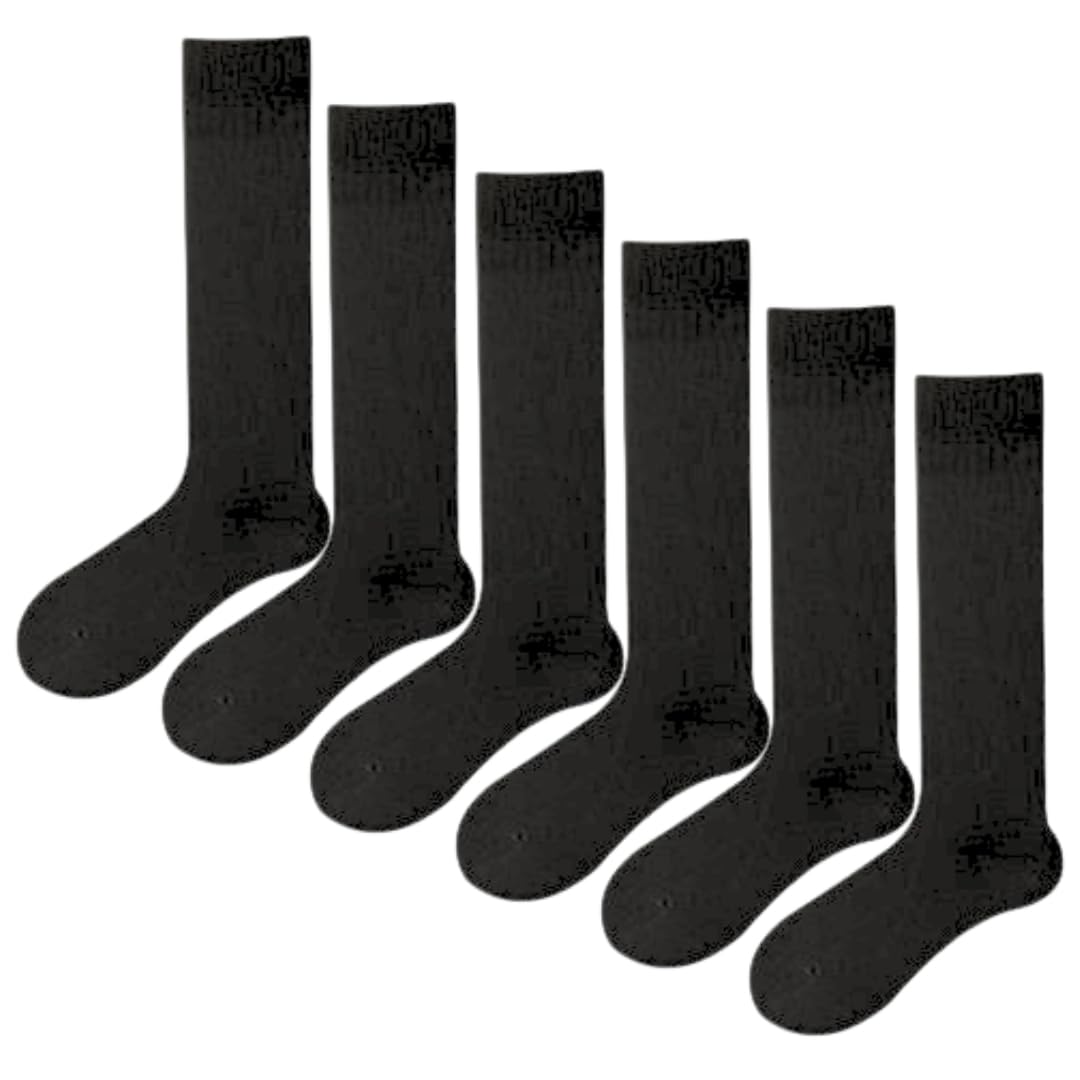 

Аккуратные черные и для обычного набора 6 [AQshop] [Гладкий, ультратонкий, хлопок высокой плотности] вид, белые, женские носки до колена, школа, бизнес, работа,