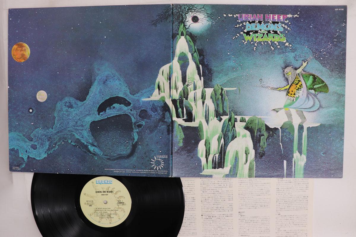 Виниловая пластинка URIAH HEEP Demons And Wizards VIP4138 BRONZE 1981 Япония Рок Б/у