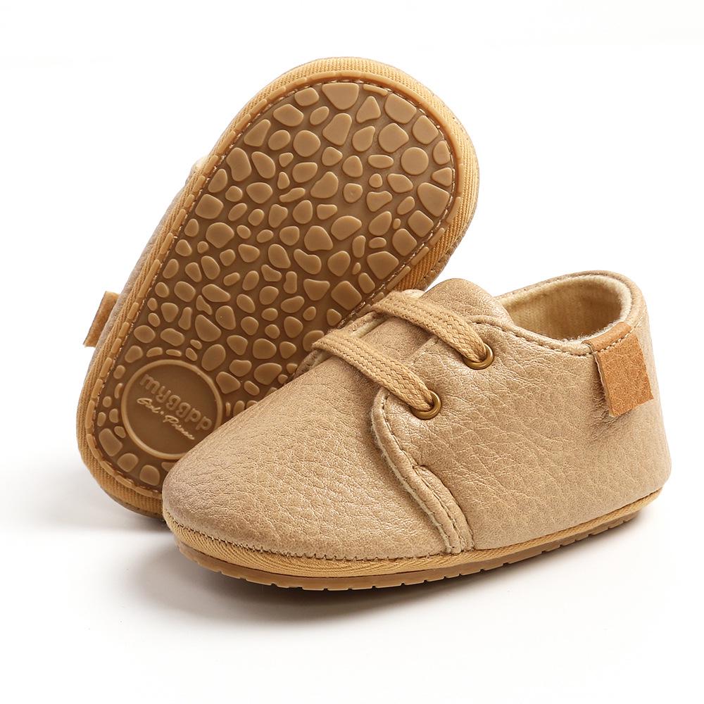 Spring & Autumn Soft Sole Baby Shoes for Boys & Girls - TPR Walker, Little Wave Design, Multiple Colors