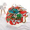 1pc Dragon Artwork Automatic Open/close Folding Umbrella, Compact Portable Travel Umbrella, Perfect Birthday/Christmas, Cute Umbrella, Durab