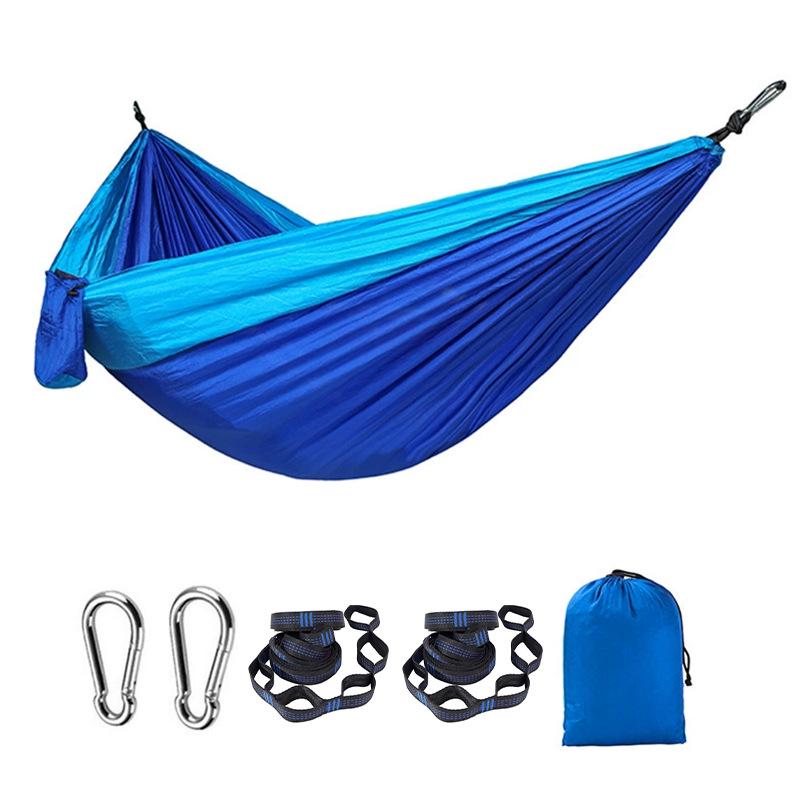 Ultralight Anti-rollover Double Camping Hammock: Strong, Portable Parachute Cloth for Outdoor Adventures