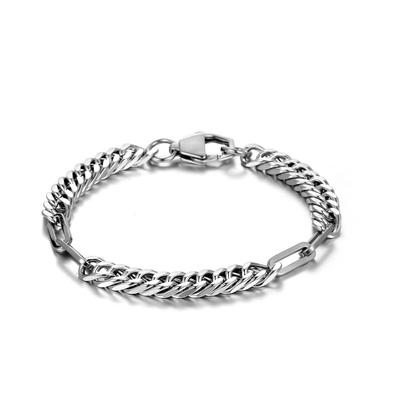 New Titanium Steel Chain Design Hip -Hop Men 'S Bracelet Tide Stitching Chain