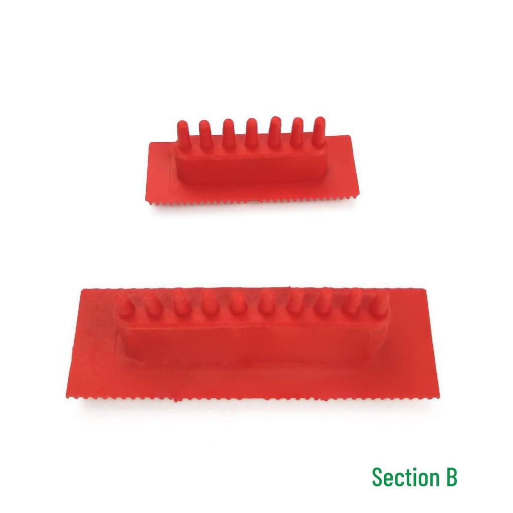 S/M-Type Wood Grain Tool Set: Sheet & Rubber Tools for Imitation Wall Art - Models MS3, MS6, MS21