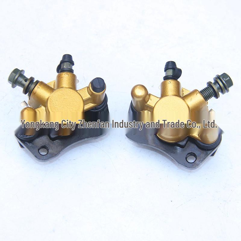 ATV Beach Car Front Brake Caliper Dual Disc Pump for 50/110/125cc Karting