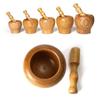Solid Wood Garlic Mortar & Pestle