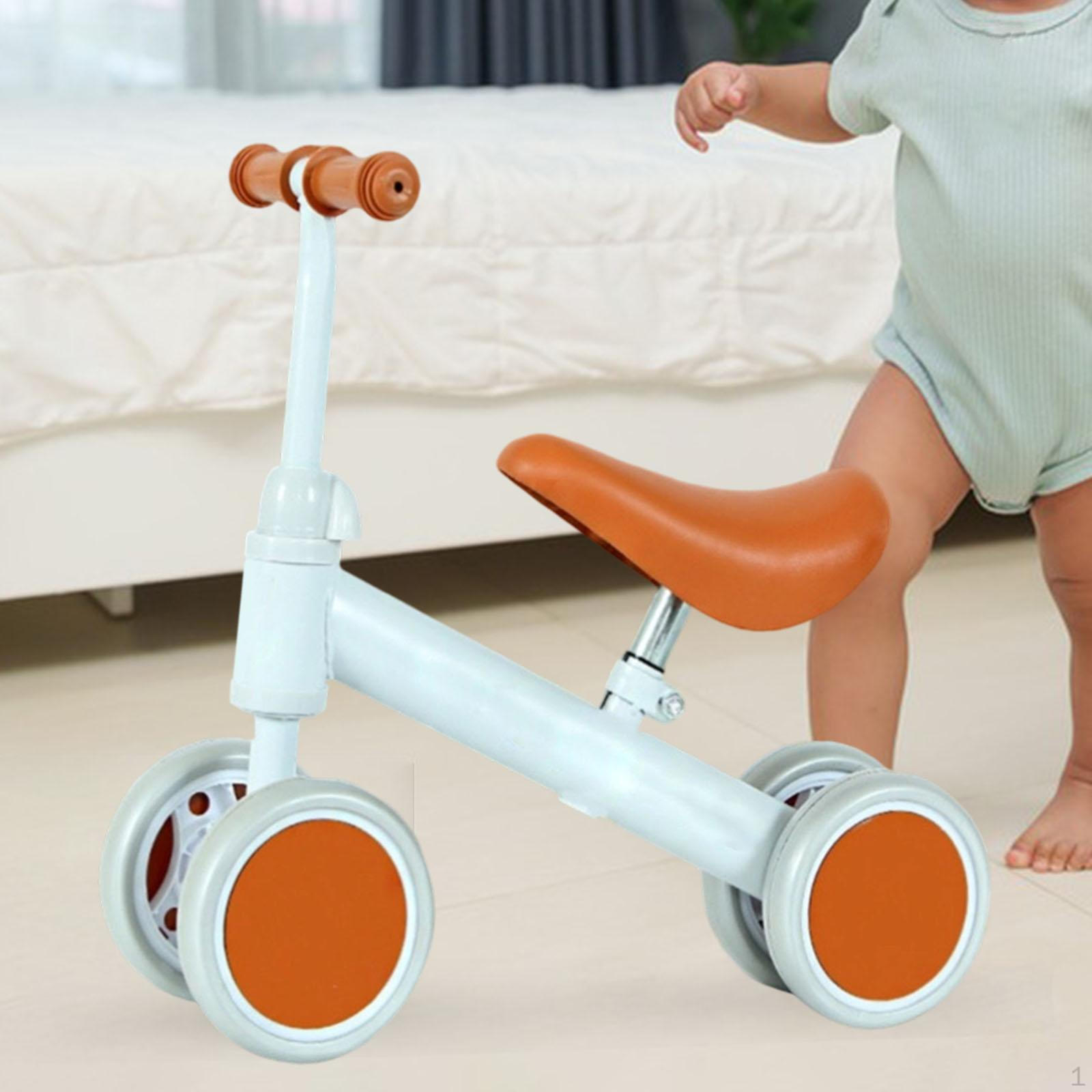 

Детский беговел с 4 колесами для мальчиков и девочек 1 2 3 лет подарок на день рождения серый