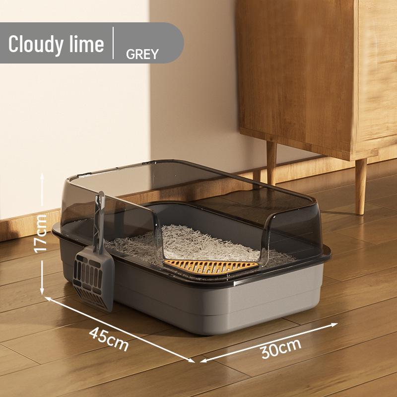 Extra Large High-Sided Anti-Tracking Cat Litter Box