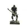 1pc Desktop Metal Copper Ornaments Figure Roman Legion Shield Soldier Model Archer Medieval Military Toys