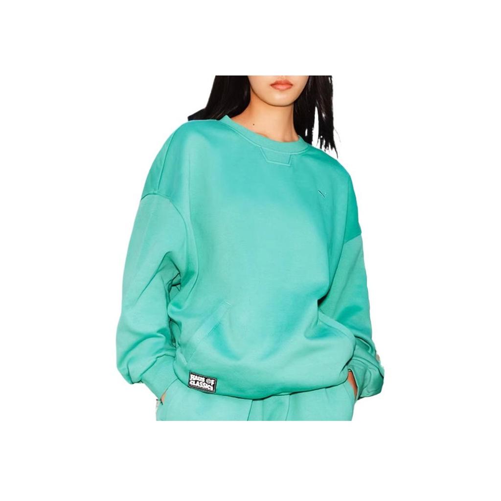 New PUMA SelectCLASSICS Sweatshirt Unisex Emerald Green 631531-36