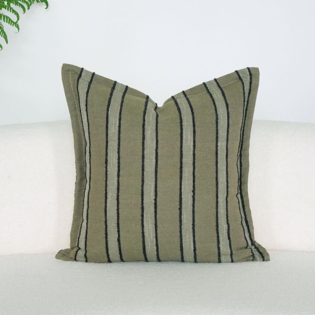 Bohemia Dark Green Throw Pillowcase Cojines Vintage Cotton and Linen Sofa Cushion Cover Headboard Pillow Covers 30x50/45x45cm