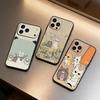 Funny Cat Band Animal Phone Case For iPhone17,16,15,14,13,12 Plus,Max Soft Silicone Black Cover