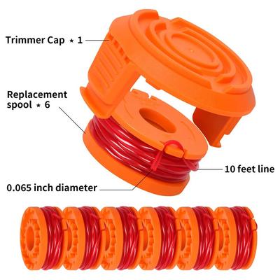 For Worx Grass Head Nylon Replacement Cap Grass Rope