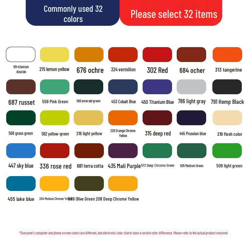 Mali Oil Paint Tube - 50ml/170ml for Sketching & Painting