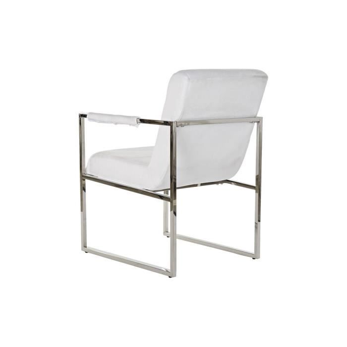 White Steel Polyester Chair