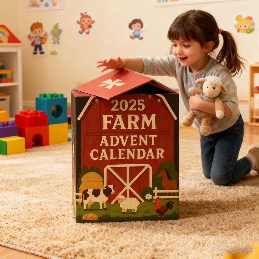 Il Calendario dell'Avvento Include 24 Regali, Calendario dell'Avvento e Regalo a Sorpresa