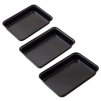 Teglia da Forno Profonda Acciaio al Carbonio Rivestimento Antiaderente Utensili da Cucina Avanzati Pentola da Cucina Teglia per Biscotti per Pane Pasticceria Casseruole