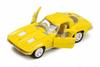 KiNSMART 1963 Chevrolet Corvette Stingray of 5358D Scale Diecast Toy Car (Set 4) - 1/36