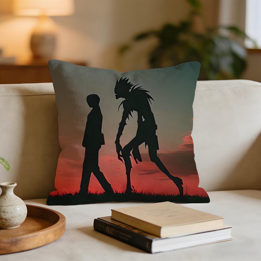 

Anime DDeath NNote Cushion Cover Short plush pillowcase for bed sofa carwashable 30x30cm