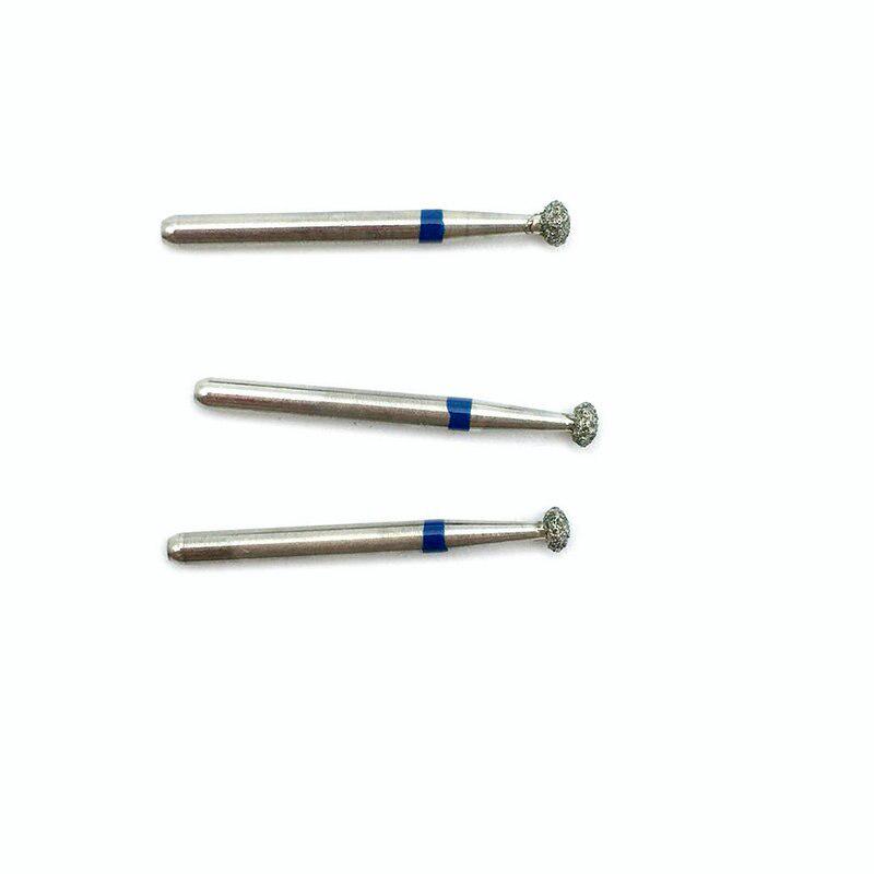 10 sztuk Dental Diamond FG High Speed Burs Wheel Round Edge Ostre narzędzie do wygładzania polerowania WR-47