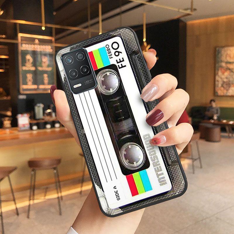 

Чехол для телефона в стиле ретро, ​​классический кассетный чехол для oppo Realme 8Pro 6PRO 6i 7pro 9i 9pro C11 C21Y C21 C25Y C25S C3 Q3S XT, чехлы Realme 7PRO