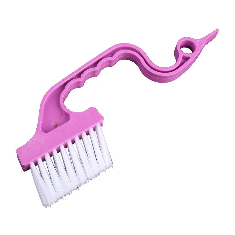 

Handheld Cleaning Brush Door Corner Window Track Scraper Tool синий