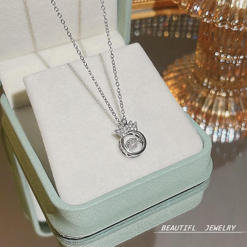 Korea's Best-Selling Clavicle Pendant Necklace - Super Fairy Titanium Steel Jewelry for Women