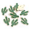 10pcs Enamel Cactus Charms Pendant for Jewelry Making Supplies Alloy Metal Drop Oil DIY Jewelry Making Findings Accessories