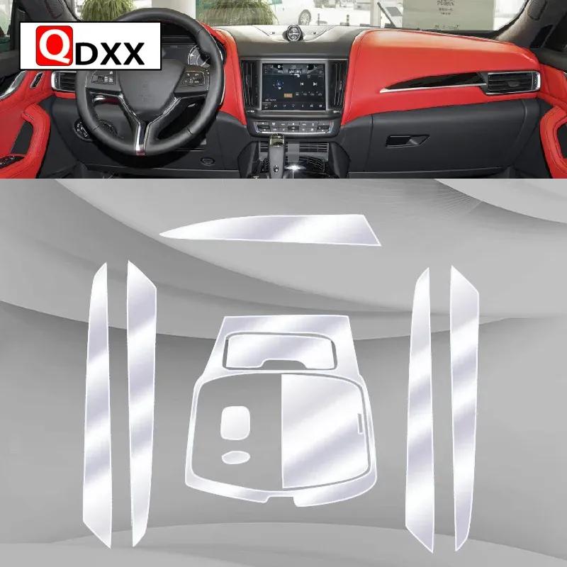 For Maserati Levante 2016- Car Interior Center Console Transparent TPU Protective Film Anti-scratch Repair Film Accessories