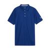 Gamer Solid Color Comfortable Versatile Breathable Short Sleeve Polo Shirt Men Tops Deep-Navy 599120-31