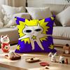 Niche Art Sense Cushion Cover Anti-dustmite Pillowcase Invisible Zipper Silky Short Plush Sofa Cushion Cover