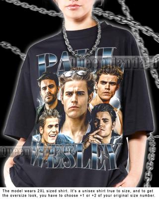 Paul Wesley Shirt Vintage 90s Style T-Shirt, Retro Fan Gift PK247