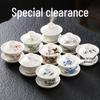 Ceramic Sancai Gaiwan Tea Bowl