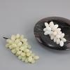 Simulated Grape Figurine Jade Grape Handmade Fruit Sculptures Desk Decorative Figurines Home Decoration Accessories