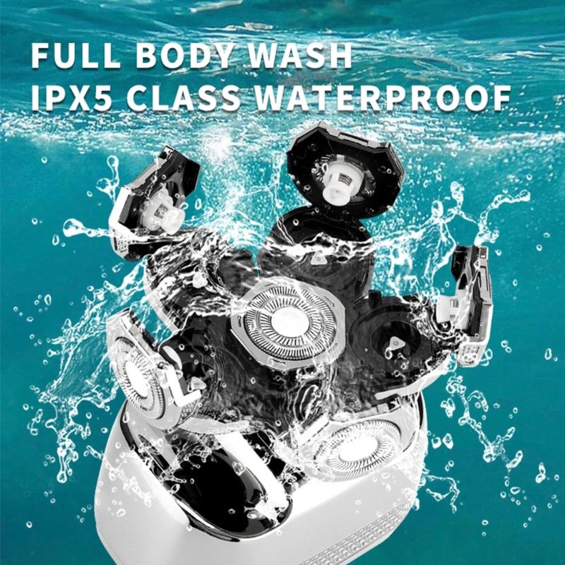 Multifunctional Bald Head Shaver 5 in 1 Electric Razors Head Shavers for Bald