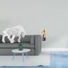 Bull Statue Ornament Lovely Collectible Modern Resin Sculpture Abstract Figurine Decorative