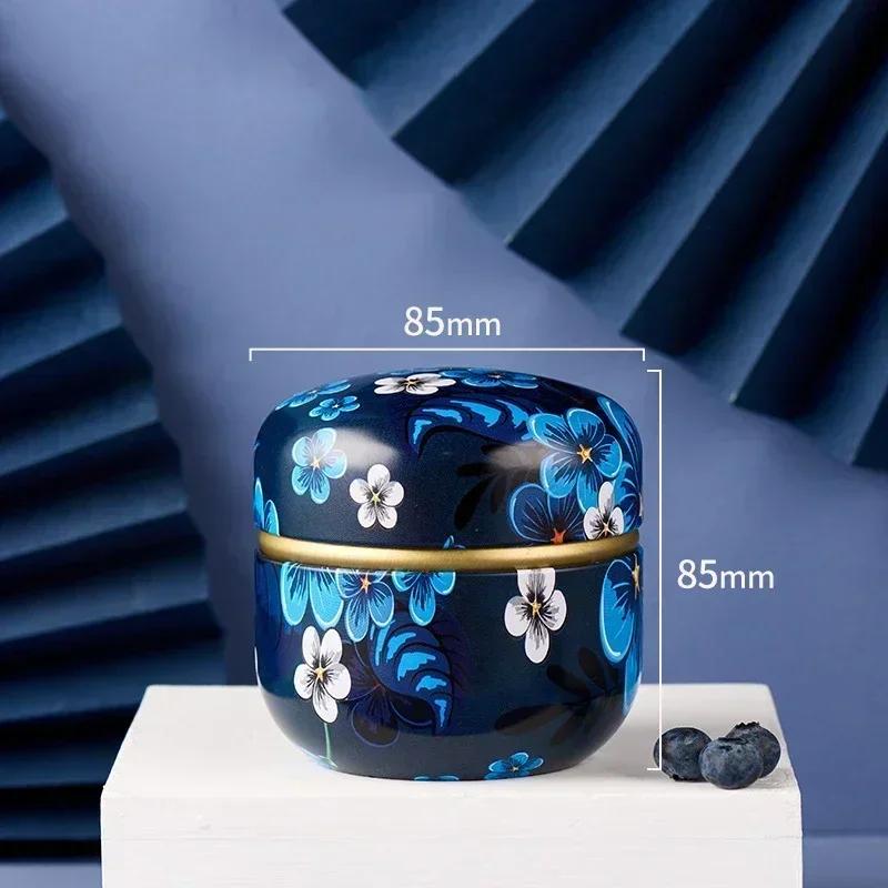 Teedose Teedose Behälter Kerzendosen Kaffee Süßigkeiten Snacks Kleine Dose Mini Tragbare Aufbewahrungsboxen Versiegelte Gläser Verpackung Teegeschirr