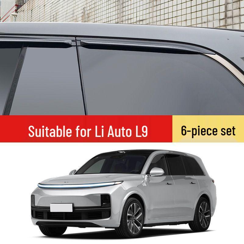 Li Auto L9 Car Window Sun & Rain Guards - Modified Accessories & Visors for Weather Shielding and Decoration
