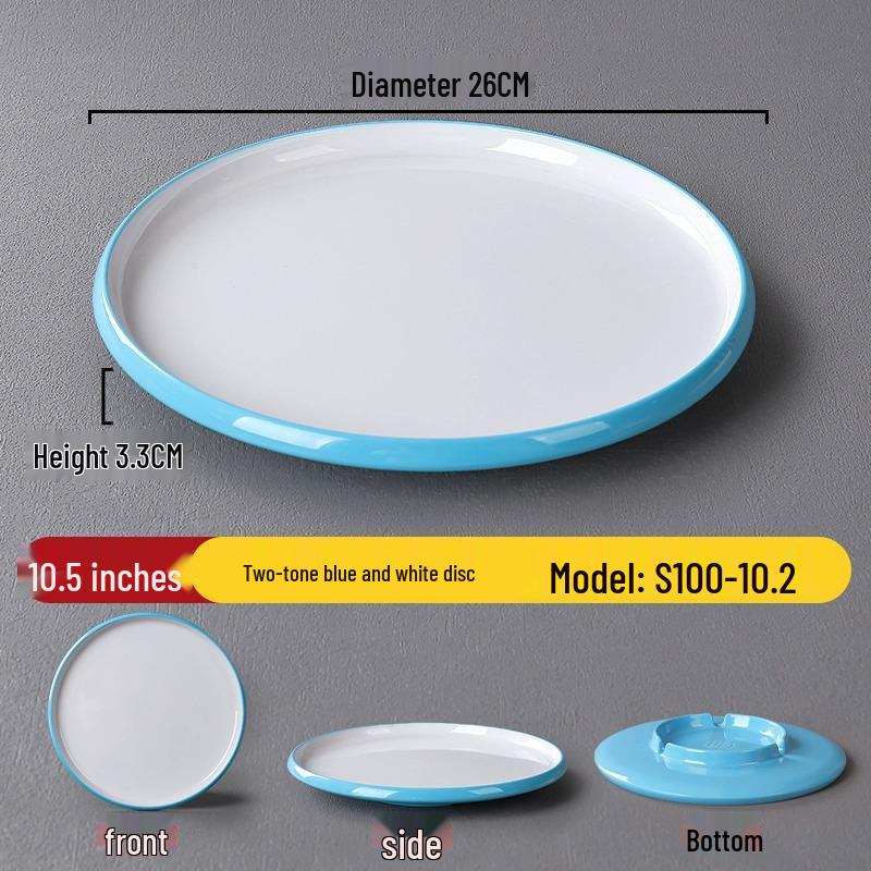 Melamine Nordic Style Cold Dish & Stir-fry Plate for Restaurants and Hotels