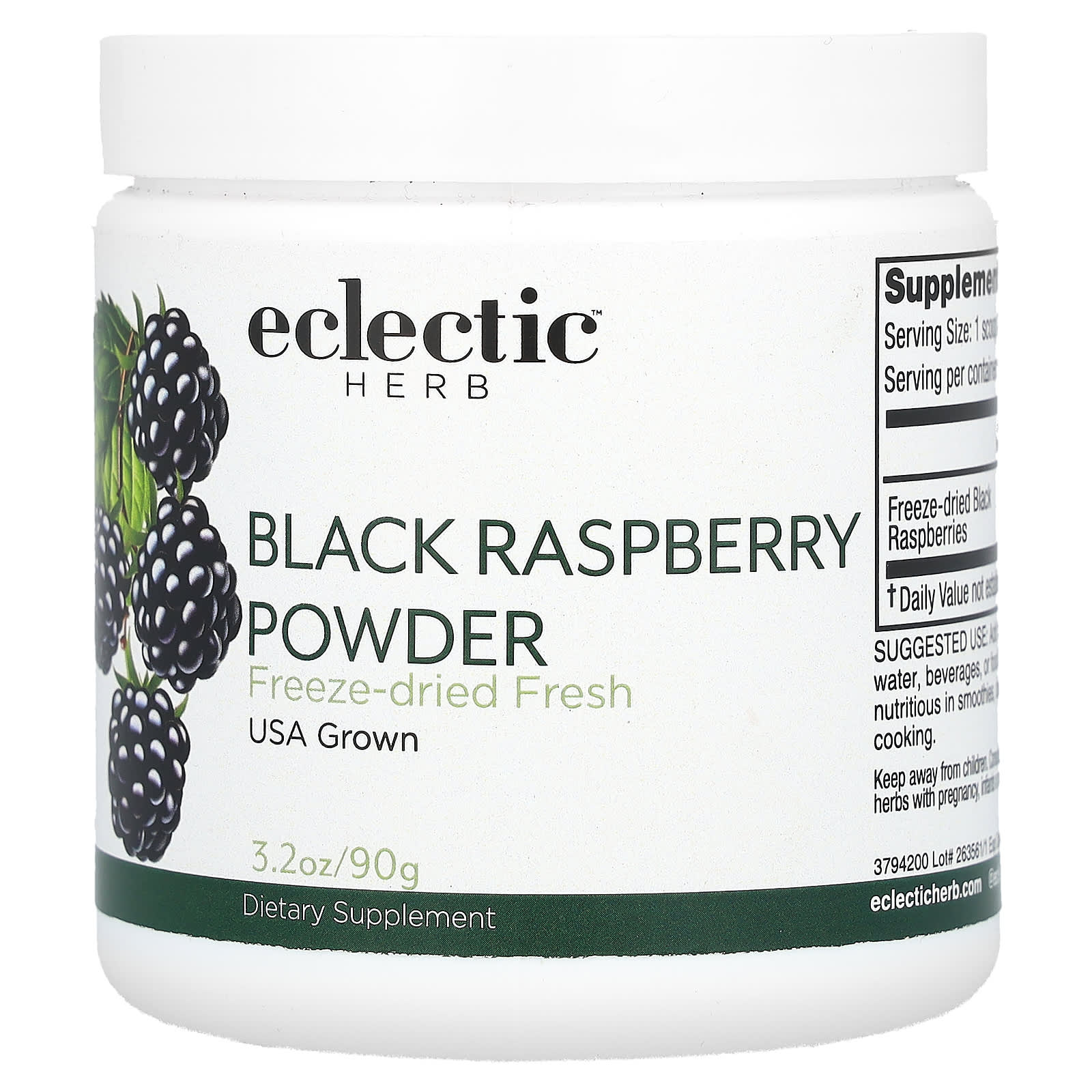 

Black Raspberry Powder, 90G(3.2Oz)